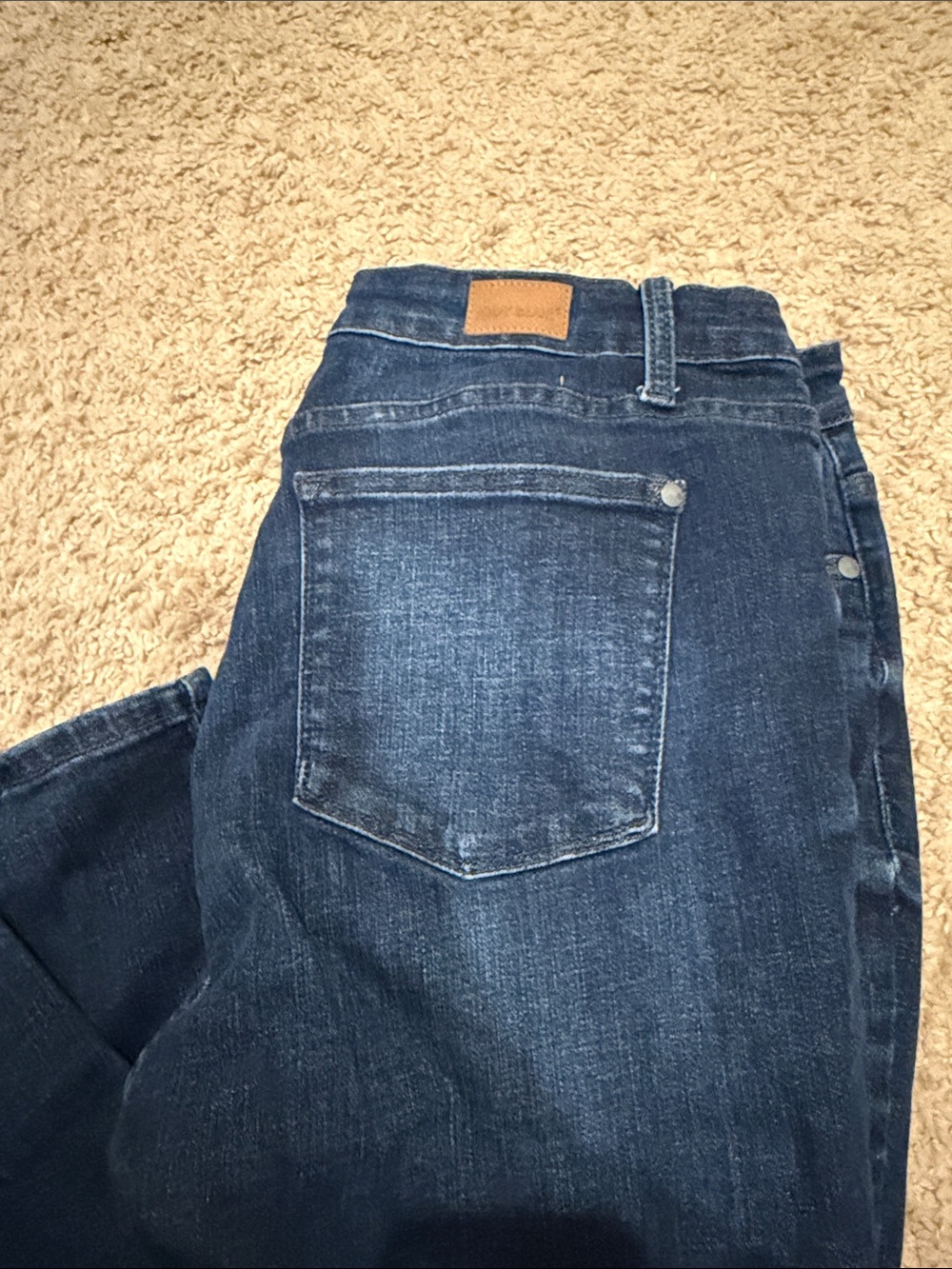 Judy Blue Dark Blue High-Rise Skinny Jeans - Picture 4 of 4